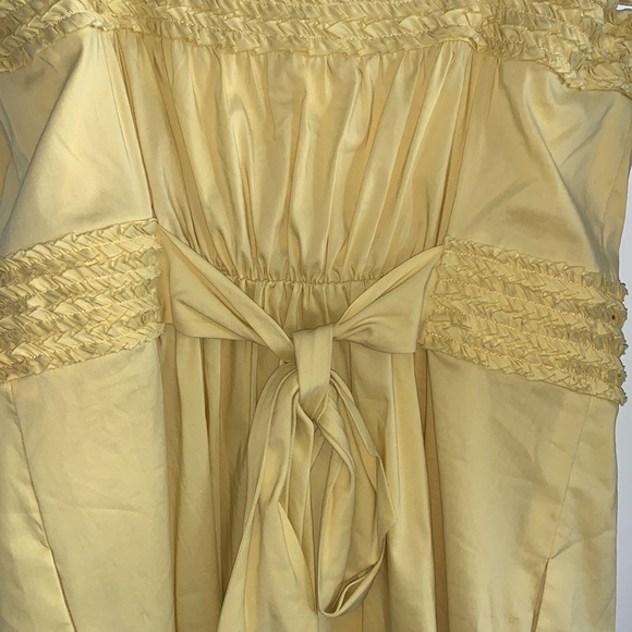 NWT BCBGMaxAzria Yummy Yellow Dress (XS) - Picture 8 of 11